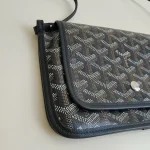 Goyard, Plumet Pocket Wallet, , Black, Very Like New - Image 4