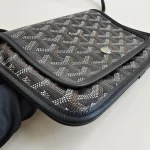 Goyard, Plumet Pocket Wallet, , Black, Very Like New - Image 6