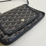 Goyard, Plumet Pocket Wallet, , Black, Very Like New - Image 7