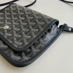 Goyard, Plumet Pocket Wallet, , Black, Very Like New - Image 8