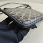 Goyard, Plumet Pocket Wallet, , Black, Very Like New - Image 10