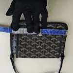 Goyard, Plumet Pocket Wallet, , Black, Very Like New - Image 34