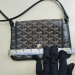 Goyard, Plumet Pocket Wallet, , Black, Very Like New - Image 35