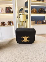 Celine, Mini Claude in Shiny Calfskin, , Black, Very Very  Good - Image 4