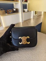 Celine, Mini Claude in Shiny Calfskin, , Black, Very Very  Good - Image 6