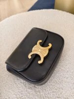 Celine, Mini Claude in Shiny Calfskin, , Black, Very Very  Good - Image 8
