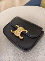Celine, Mini Claude in Shiny Calfskin, , Black, Very Very  Good - Image 9