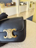Celine, Mini Claude in Shiny Calfskin, , Black, Very Very  Good - Image 17