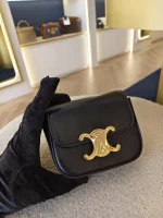 Celine, Mini Claude in Shiny Calfskin, , Black, Very Very  Good - Image 18