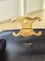 Celine, Mini Claude in Shiny Calfskin, , Black, Very Very  Good - Image 21