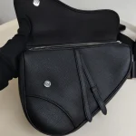 Dior, Men Saddle Bag, Medium, Black, Like New - Image 26