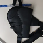 Dior, Men Saddle Bag, Medium, Black, Like New - Image 43