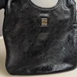 Miu Miu, IVY Patent Bag, , Black, Very Very  Good - Image 12