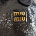 Miu Miu, IVY Patent Bag, , Black, Very Very  Good - Image 13