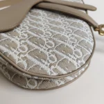 Dior, Saddle Bag, Medium, Beige, Like New - Image 7