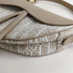 Dior, Saddle Bag, Medium, Beige, Like New - Image 11