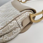 Dior, Saddle Bag, Medium, Beige, Like New - Image 15