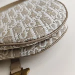 Dior, Saddle Bag, Medium, Beige, Like New - Image 17