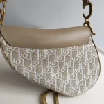 Dior, Saddle Bag, Medium, Beige, Like New - Image 20