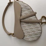 Dior, Saddle Bag, Medium, Beige, Like New - Image 45