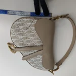 Dior, Saddle Bag, Medium, Beige, Like New - Image 47