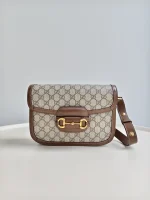 Gucci, Horsebit 1955 Shoulder Bag, , Beige, Like New - Image 3