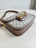 Gucci, Horsebit 1955 Shoulder Bag, , Beige, Like New - Image 9