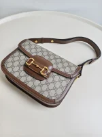 Gucci, Horsebit 1955 Shoulder Bag, , Beige, Like New - Image 10