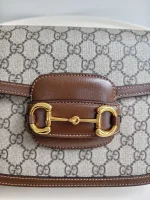 Gucci, Horsebit 1955 Shoulder Bag, , Beige, Like New - Image 17