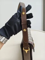 Gucci, Horsebit 1955 Shoulder Bag, , Beige, Like New - Image 18