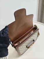 Gucci, Horsebit 1955 Shoulder Bag, , Beige, Like New - Image 23