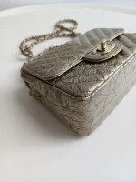 Chanel, Square Classic Single Flap Bag, 7", Gold, Very Very  Good - Image 6