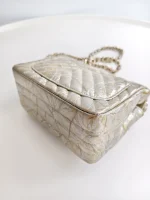 Chanel, Square Classic Single Flap Bag, 7", Gold, Very Very  Good - Image 12