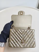 Chanel, Square Classic Single Flap Bag, 7", Gold, Very Very  Good - Image 19