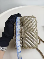 Chanel, Square Classic Single Flap Bag, 7", Gold, Very Very  Good - Image 32