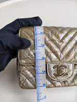 Chanel, Square Classic Single Flap Bag, 7", Gold, Very Very  Good - Image 33