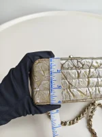Chanel, Square Classic Single Flap Bag, 7", Gold, Very Very  Good - Image 35