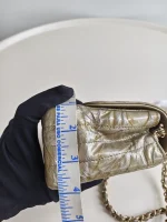 Chanel, Square Classic Single Flap Bag, 7", Gold, Very Very  Good - Image 36