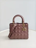Dior, Lady Dior Medium, Medium, Metallic, Very Very  Good - Image 3