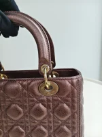 Dior, Lady Dior Medium, Medium, Metallic, Very Very  Good - Image 11