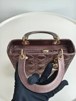 Dior, Lady Dior Medium, Medium, Metallic, Very Very  Good - Image 23