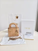 Dior, Lady Dior Mini, Mini, Beige, Very Very  Good - Image 2
