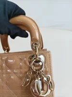 Dior, Lady Dior Mini, Mini, Beige, Very Very  Good - Image 24