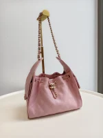 Chanel, 25 Hobo Small Caviar Fullset, Small, Pink, Used Once - Image 3