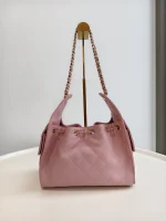 Chanel, 25 Hobo Small Caviar Fullset, Small, Pink, Used Once - Image 5