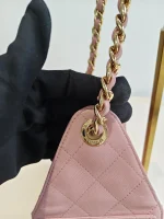 Chanel, 25 Hobo Small Caviar Fullset, Small, Pink, Used Once - Image 10