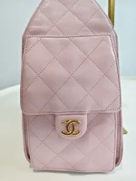 Chanel, 25 Hobo Small Caviar Fullset, Small, Pink, Used Once - Image 11