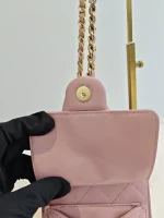 Chanel, 25 Hobo Small Caviar Fullset, Small, Pink, Used Once - Image 12