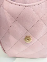 Chanel, 25 Hobo Small Caviar Fullset, Small, Pink, Used Once - Image 13
