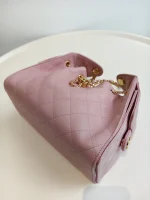 Chanel, 25 Hobo Small Caviar Fullset, Small, Pink, Used Once - Image 19